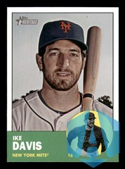 2012 Topps Heritage Ike Davis #436 New York Mets SP